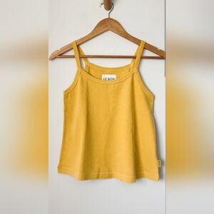 Le Bon Shoppe Banana Yellow Dana Camisole Tank SZ L